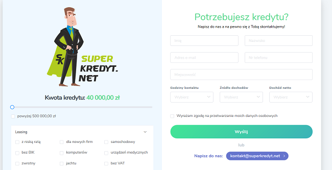 superkredyt.pl opinia użytkownika
